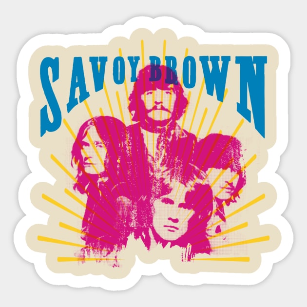 Savoy Brown Sticker by HAPPY TRIP PRESS